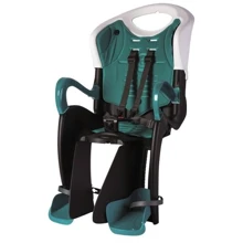 Bellelli Tiger Сlamp (на багажник) черно-белый/бирюзовая подкладка (SAD-54-87): Анатомическая выемка Есть