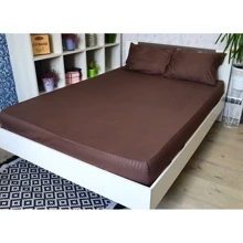 Простирадло LightHouse Mf Stripe Brown страйп-мікрофібра на гумці 90х200+25см (2200000604828): Тип простынь