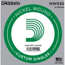 Струна для гитар Струна D`ADDARIO NW030 XL Nickel Wound 030: Тип Струна