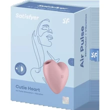Клиторальный стимулятор Satisfyer Cutie Heart с вибрацией pink: Для кого Для женщин