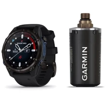 Смарт-часы Garmin Descent Mk3i 43mm Carbon Grey DLC Titanium with Black Silicone Band and Descent T2 Transceiver (BNDL-DMK3I-43CGTDT2): Дисплей 1.2" AMOLED (390x390)
