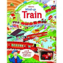 Wind-up Train / Інтерактивна книга Потяг: Виробник Usborne