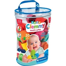 Игрушка-конструктор Clementoni Soft Blocks in Bag Мягкие блоки Soft Clemmy 20 деталей (17877): undefined undefined