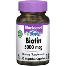 Bluebonnet Nutrition Biotin 5000 mcg, 60 Vegetable Capsules (BLB0447): Тип Витамин B