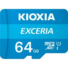 Карта памяти KIOXIA 64GB microSDXC class 10 UHS-I Exceria (LMEX1L064GG2): Тип карты MicroSDXC
