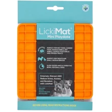 Килимок для повільного годування собак LickiMat DOG MINI PLAYDATE ORANGE (9349785006625): Тип Лизательные коврики
