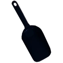 Совок Flamingo Food Spoon для корму або наповнювача пластик 275 мл чорний 24х8 см: Матеріал Пластик