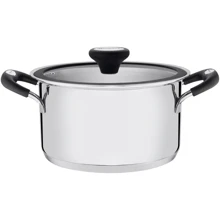 Каструля TRAMONTINA Solar silicone нержавіюча сталь 3,6л (діам 20см) (62124/203): Тип Традиционная