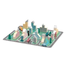 Деревянный конструктор Viga Toys PolarB Город 56 эл (44040): undefined undefined