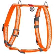 Шлея для собак WAUDOG водостойкая анатомическая Н-образная Waterproof c QR-паспортом, светоотражающая, пластиковая пряжка-фастекс, S, Ш 15 мм, А 28-42 см (32804): Производитель WAUDOG