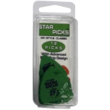 Медіатор Набір медіаторів CLEARTONE 30024 STAR PICK 12-PACK 0.88: Тип Медіатор