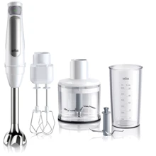 Блендер Braun MQ 7035BI WH: Потужність, Вт 1000