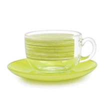 Сервиз Luminarc Brush Mania Green для чая 6X220 мл (P8982): Наименование Чайный сервиз