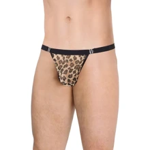 Мужские стринги SoftLine - Mens Thong 4528, One Size (panther): Для кого Для мужчин
