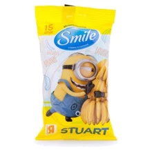 Серветки вологі Smile Minions 15 шт: Тип Влажные салфетки