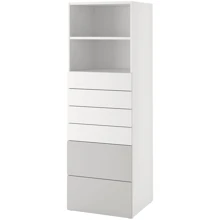 Стеллаж ІКЕА SMÅSTAD / PLATSA 60х57х181 см (093.880.73): undefined undefined