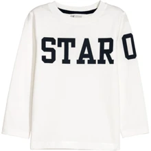 Лонгслів H & M 6160237 98-104 см білий: Стать хлопчик