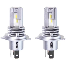 Светодиодная автолампа Pulso M4/H4-H/L/LED-chips CREE/9-32v/2x25w/4500Lm/6000K (M4-H4): Головной свет Дальний свет, Ближний свет
