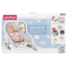 ​Шезлонг-качели 2 в 1 WinFun Grow with me голубая (802101-NL): Тип укачивающий центр
