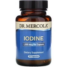 Dr. Mercola Iodine, 1.5 mg, 30 Capsules (MCL-01614): Тип Йод