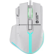 Мышь Canyon Fortnax GM-636 RGB USB White (CND-SGM636W): Интерфейс подключения USB