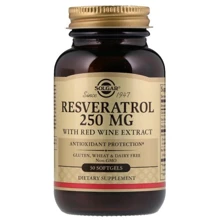 Solgar Resveratrol Солгар Ресвератрол 250 mg 30 капсул: Тип Ресвератрол