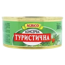 Консервы Agrico Туристические куриные 300г: Вес нетто 300 г