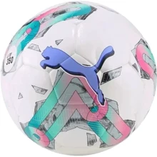 Мяч для игры Puma Orbita 5 HYB Lite 350 футбольный белый мультиколор Уни 4 (083784-01): Вид Футбольные