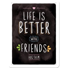 Табличка Nostalgic Art Life is better with friends (26200): Производитель Nostalgic Art