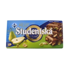 Шоколад Studentska молочний з грушею 170 г (DL6459): Вага, г 180