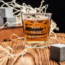 Склянка для віскі BeriDari квадратний "Drink whiskey" 250 мл: Виробник BeriDari