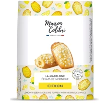 Кексы Maison Colibri Мадлен с лимонной начинкой и кусочками меренги 180 г (3700157500145): Вес нетто 180 г