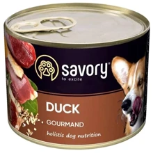 Влажный корм Savory Dog Gourmand для собак с уткой 200 г: Тип Влажный корм