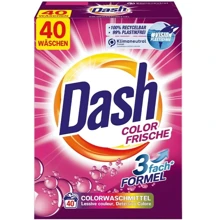 Порошок для стирки цветных вещей Dash Color Frische 40 циклов стирки 2.6 кг (4012400500475): Вид стирки Автоматическая