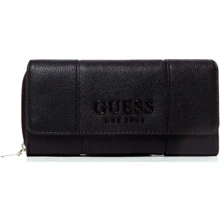 Жіночий гаманець Guess Holly Slg Lrg Clutch Organizer чорний (SWVG7669620-BLA): Стать жіночий