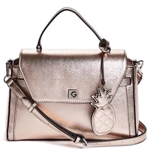 Жіноча сумка каркасна GUESS золотиста (190231183266): Стать жіночий