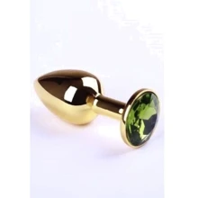 Анальная пробка, Gold Chrysolite, S: Для кого Унисекс
