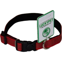 Нашийник Lucky Pet з прогумованої стрічки 2x35-45 см червоний (4820224215624): Виробник Lucky Pet
