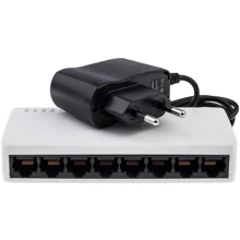 Мережевий комутатор Greenvision GV-002-H-08P: Порти только Fast Ethernet (10/100)