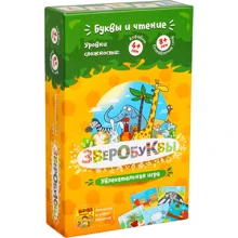 Настольная игра Банда Умников Зверобуквы (УМ030): Производитель Банда Умников