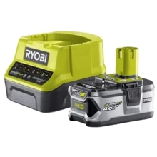 Аккумулятор и зарядное устройство для электроинструмента Ryobi RC18120-140: Тип Комплект (зарядное устройство + аккумулятор)