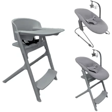Стульчик для кормления Carrello Sidney 3 in 1 Stone Grey + 4 уровня регулировки высоты (CRL-8405/1 Stone Grey): Тип трансформер