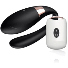 Вибромассажер для пар с пультом ДУ - Boss Series V-Vibe Black USB 7 Function, BS6200003: Для кого Для пары