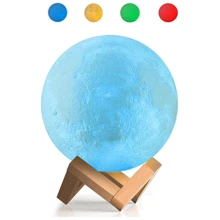 Ночник 3D Луна на подставке 11см UFT Moon light с аккумулятором 3D UFT Moon Light 11 см: Вид Шар