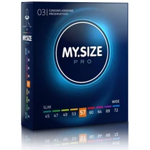Презервативи My.Size Pro 57, 3 шт.: Тип Класичні