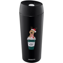 Термокухоль Ardesto Coffee Time Reindeer 450 мл, чорний (AR2645RN): Тип Термокружка