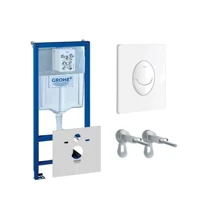 Grohe Rapid SL 38722001 Инсталляционный комплект 3 в 1 (с кнопкой 38505SH0): Тип Застенный модуль (инсталляция)