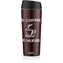 Термокружка Ardesto Coffee Time 450 мл коричневая (AR2645CB): Объем, л 0.45