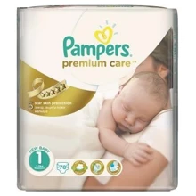 Підгузки Pampers Premium Care Newborn (2-5 кг) Економ 78шт (4015400274667): Тип Підгузки