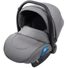 Автокресло Adamex Kite Кожа 100% SA-4 Темно-серый (625980: Группа 0+ (с рождения до 13 кг)